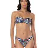 BIKINI FASCIA A V PAISLEY ZEBRA
