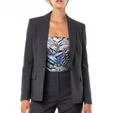 Sottogiacca / Intero Decollété Strass Paisley Zebra