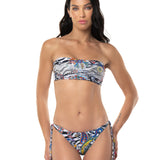 Costume BIKINI FASCIA STRASS PAISLEY ZEBRA
