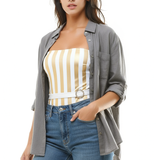 Sottogiacca / Costume Intero Décolleté Riga Oro Fibbia Gioiello