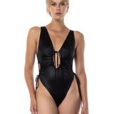 Sottogiacca / Intero Laccetti Effetto Seta Nero