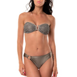 BIKINI FASCIA A V RETE STRASS GRANDI