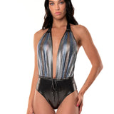 Sottogiacca / Costume Intero Fascioni Strass Multicolor