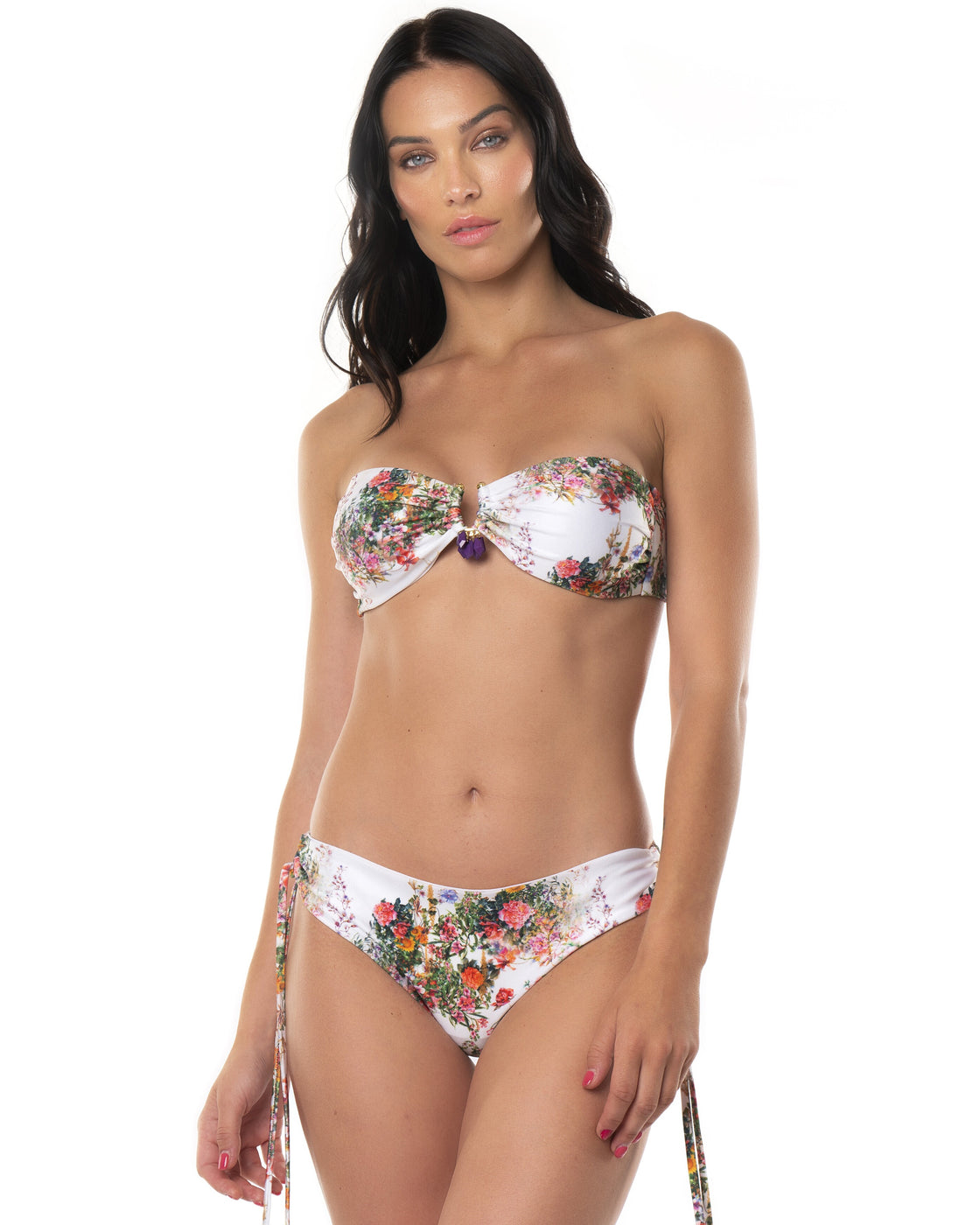 BIKINI FASCIA A V GARDEN FLOWERS