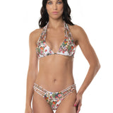 BIKINI TRIANGOLO STRINGHE GARDEN FLOWERS