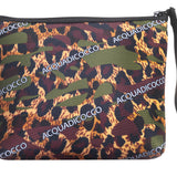 Sottogiacca / Costume Trikini Stringhe Paillettes Mimetico Maculato