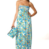 Abito fascia paillettes Sky Flowers