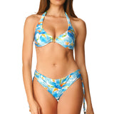 Bikini Americano ferretto oro Sky Flowers