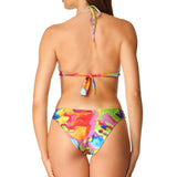 Bikini triangolo push-up Face Multicolor