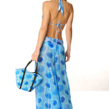 Pantalone largo Romantic Flowers