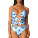 Sottogiacca/Intero incrociato Glitter Romantic Flowers