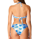 Bikini Americano ferretto oro Glitter Romantic Flowers