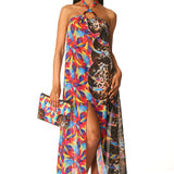 Abito Americano Animalier Color Chic