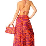 Pantalone largo Zebra Chic