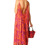 Abito drappeggiato Zebra Chic