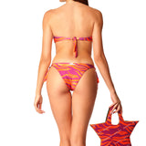Bikini fascia ferretto oro paillettes  Zebra Chic
