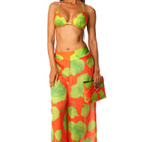 Pantalone largo Green&flowers