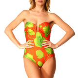 Sottogiacca/Intero décolleté Green&flowers