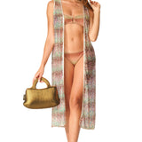 Gilet paillettes sfumato