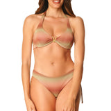 Bikini americano ferretto oro Lurex Sfumato