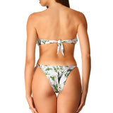 Bikini Fascia ferretto oro Glitter White Garden