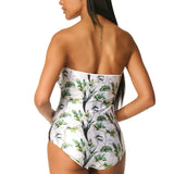 Sottogiacca/Intero Décolleté Glitter White Garden