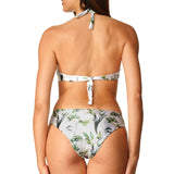 Bikini Americano ferretto oro Glitter White Garden