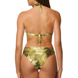 Bikini Americano ferretto oro Glitter Green Magic