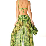 Pantalone largo Elegance Garden