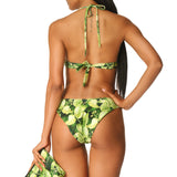 Bikini Triangolo Push-Up Elegance Garden