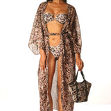 Kimono lungo Animalier Chic
