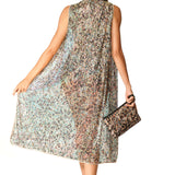 Gilet Paillettes Animalier Chic