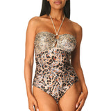 Sottogiacca/Intero anello oro Paillettes Animalier Chic