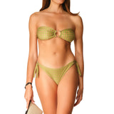 Bikini fascia ferretto oro Milano Lurex