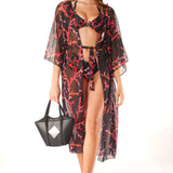 Kimono lungo Coral Bay