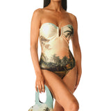 Sottogiacca/Intero Décolleté Tropical