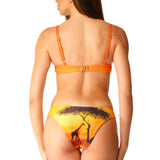 Bikini Push-up lurex Safari