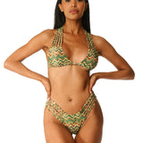 Bikini triangolo stringhe Miss Lurex