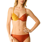 Bikini push up anello strass Bicolor