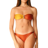 Bikini fascia ferretto strass Bicolor