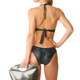 Bikini triangolo push up Silver