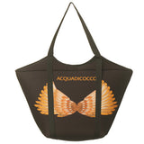 Pantalone largo plissé beige