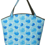 Borsa Mare con zip neoprene Romantic Flowers