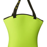 Borsa Mare con zip neoprene Monocrome Giallo Fluo