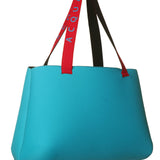 Borsa Mare media neoprene Monocrome Turchese