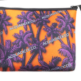 Sottogiacca / Costume Intero Incrociato Cerchio Oro Shine Arancione