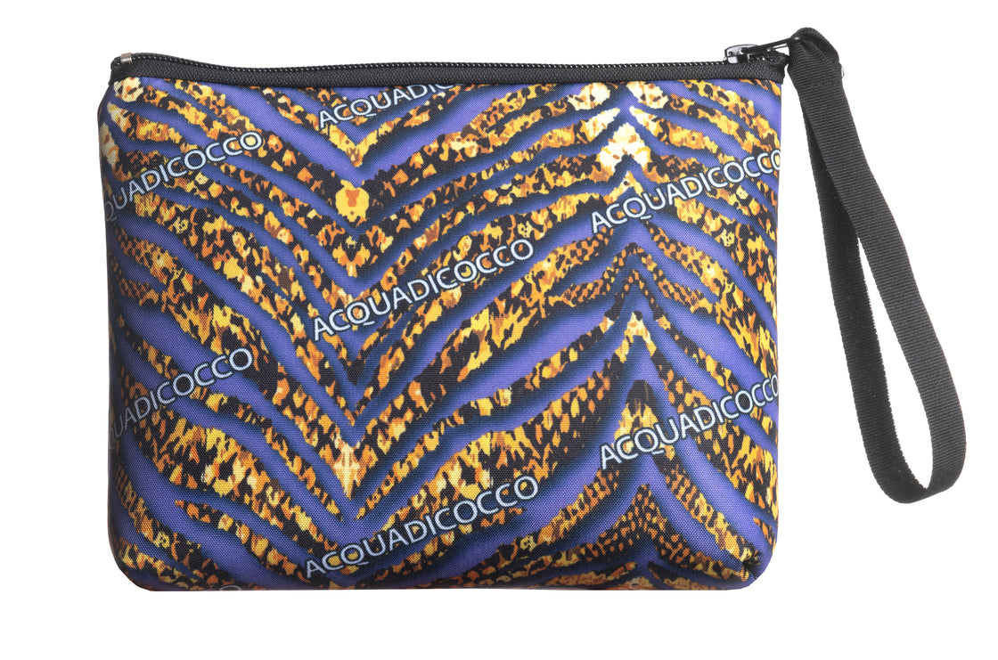 Bikini Fascia Paillettes Purple Python