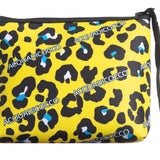 Sottogiacca / Costume Intero Incrociato Strass Yellow Animalier