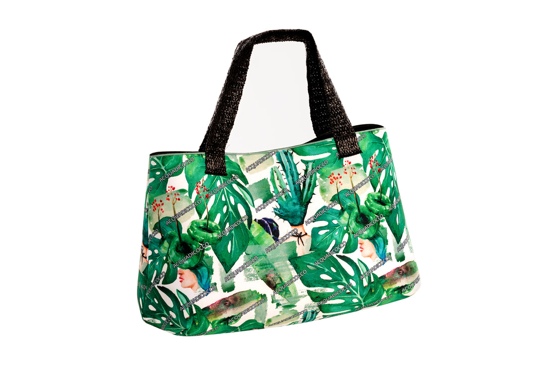 Borsa media neoprene- Tropical