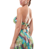 Feather Pencil Skirt